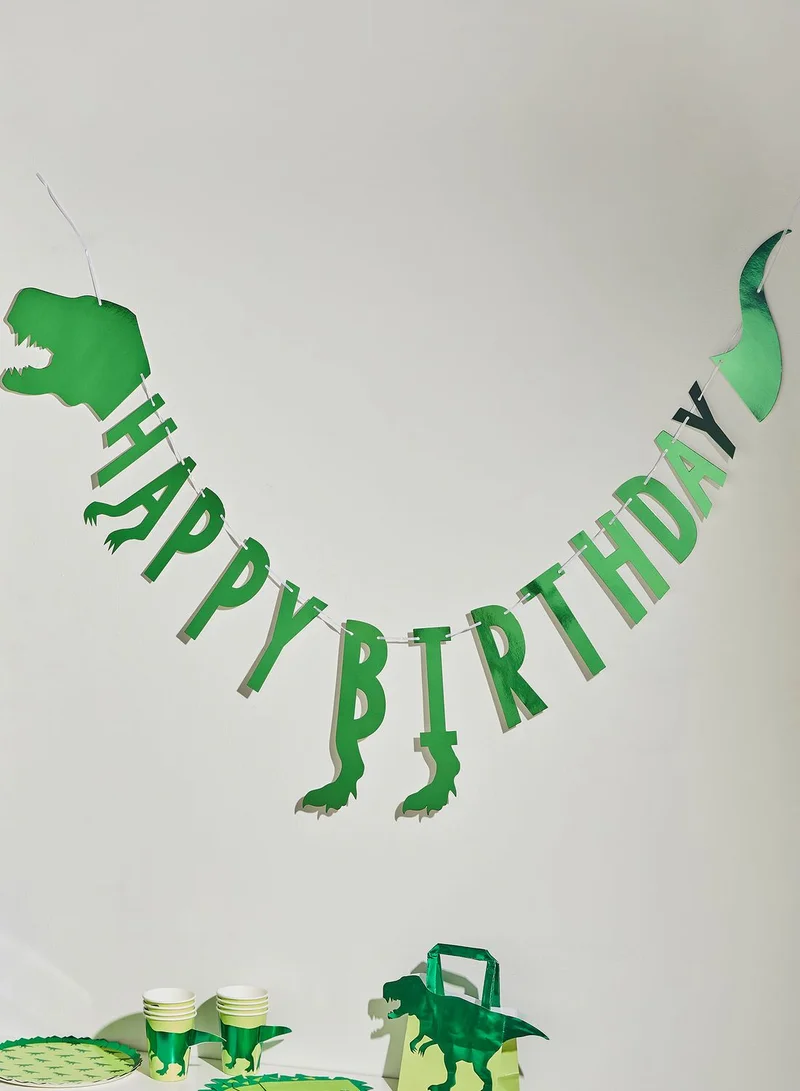 Ginger Ray Dinosaur Birthday Bunting