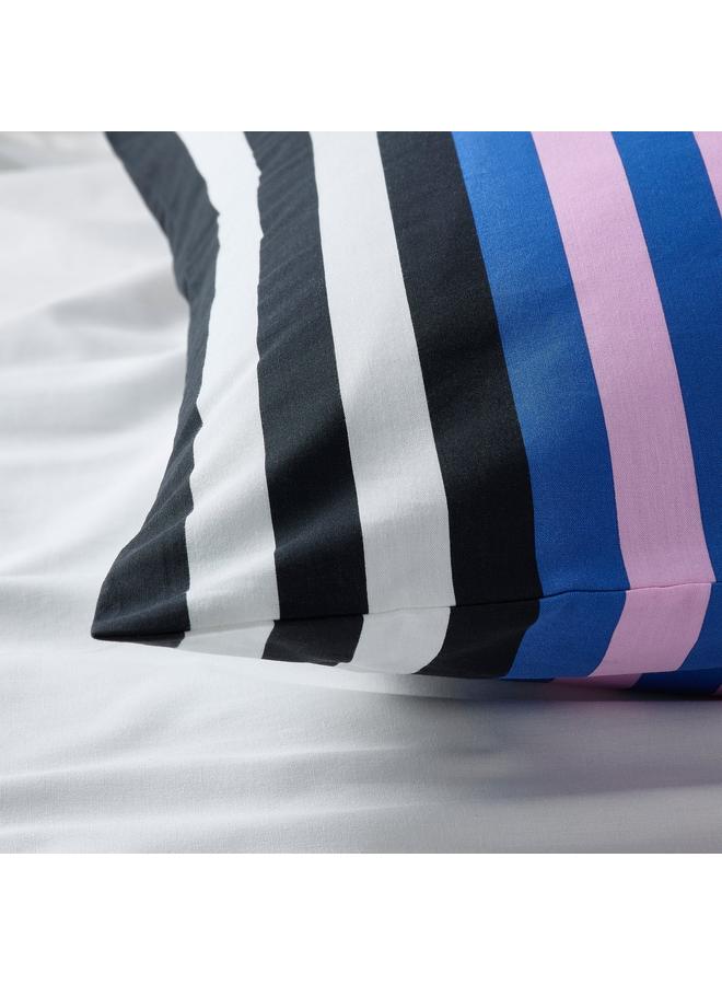 erorex Pillowcase, multicolour/striped, 50x80 cm - Image 2