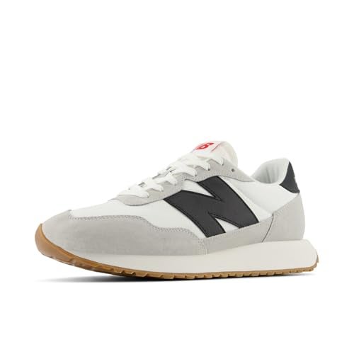 New Balance Men's 237 V1 Sneaker, White/Brighton Grey/Black, 4 - Image 1