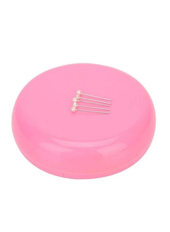 Garosa Magnetic Sewing Pincushion Household Supplies For Quilting Safety Pins Flower Head Straight Pins Glass Head Pins And Paperclips()  - Image 3