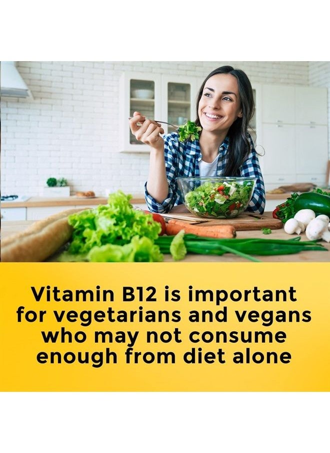 Nature Made - Vitamin B12 1000 mcg, Easy to Take Sublingual B12 for Energy Metabolism Support, 50 Sugar Free Fast Dissolve Tablets, 50 Day Supply - Image 1