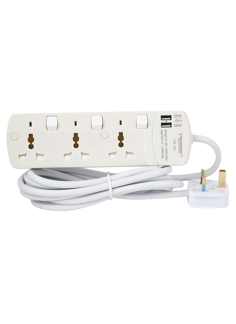 Terminator Universal Power Extension Socket 3M Cable  - Image 2