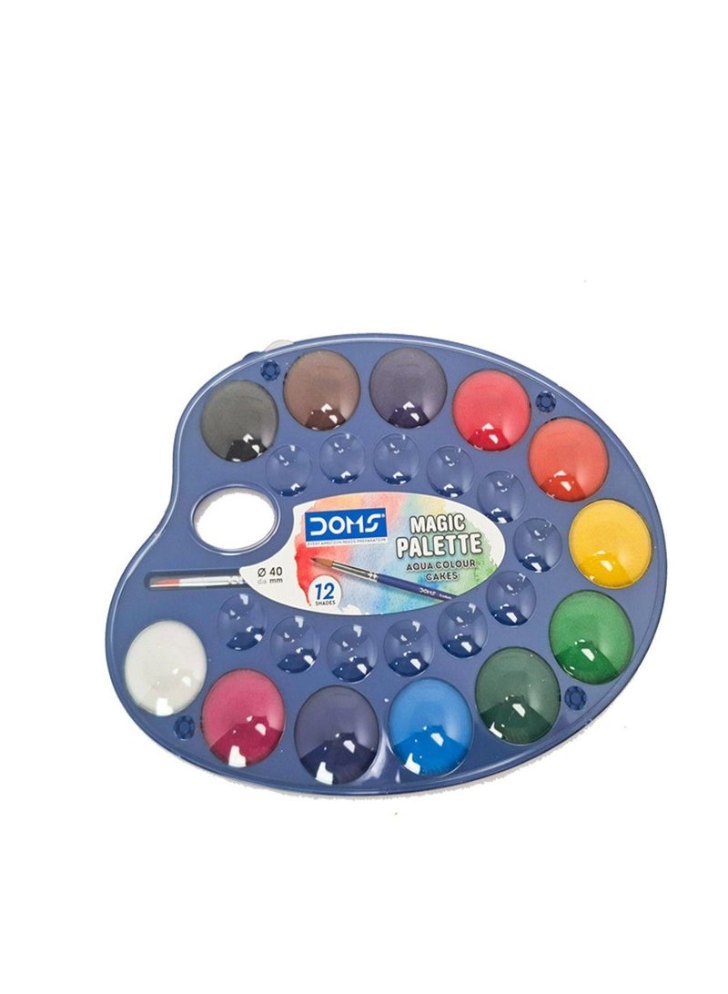 DOMS Water Colour Palette and Paintbrush Set - Image 2