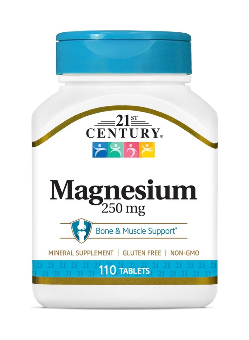 21st CENTURY Magnesium 250 mg 110 Tablets 