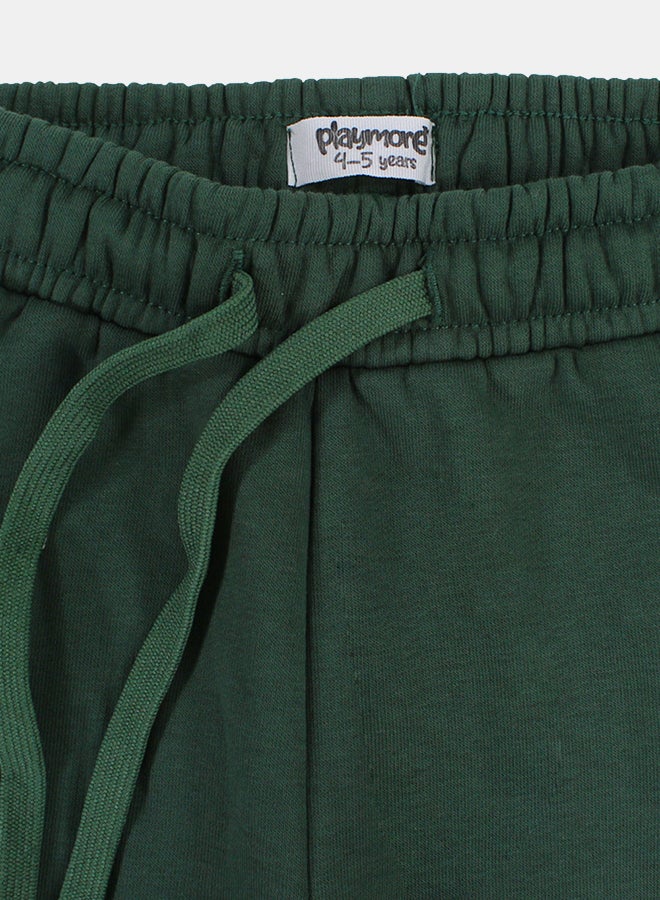 playmore Boys Cotton Sweatpants – Olive - Image 3