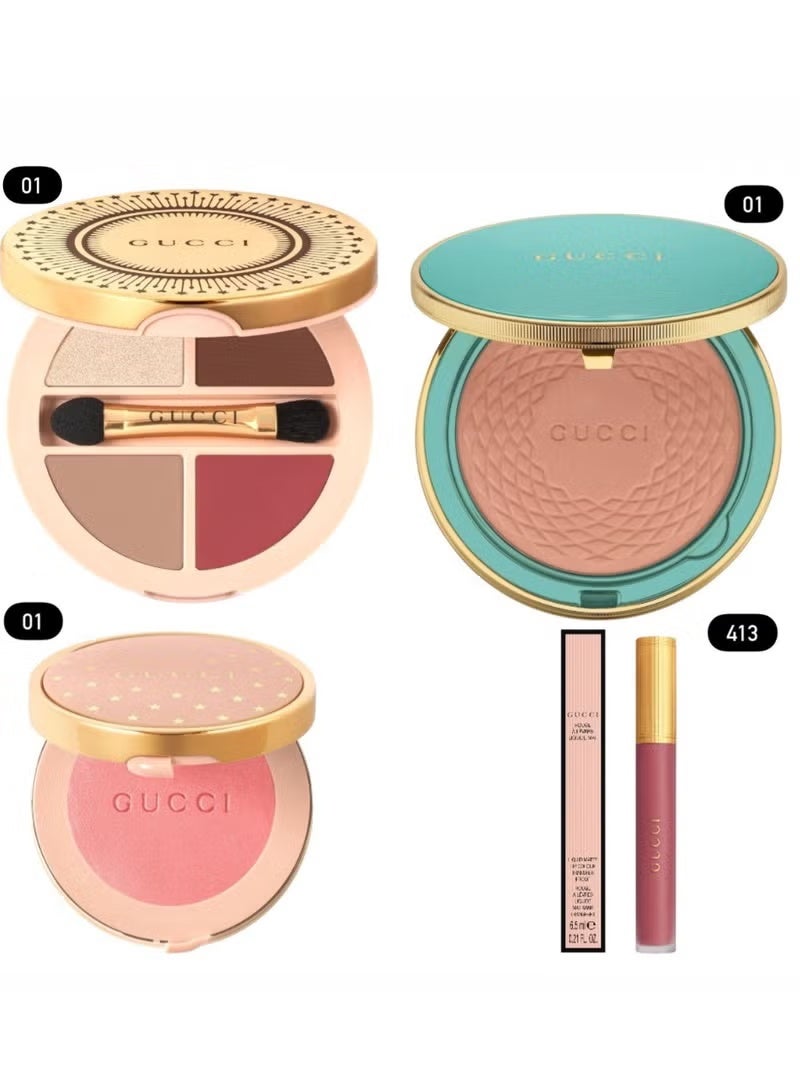 A collection of gucci makeup