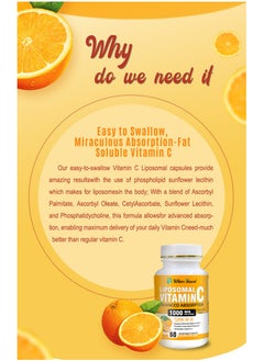 Wins Town Liposomal Vitamin C Chewable Tablets 1000mg High Potency  - Image 5