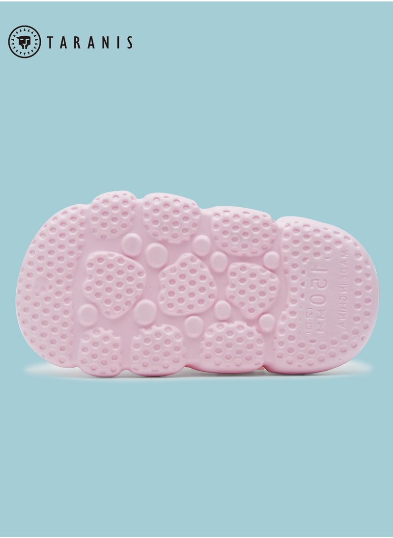 Taranis - Kids Girls New Pink Cute Animal Slippers - Image 1