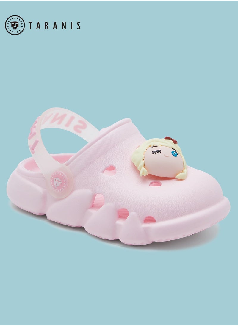 Taranis - Kids Girls New Pink Cute Animal Slippers - Image 1