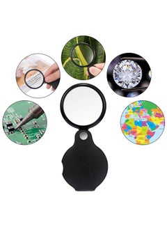 KingMas KINGMAS Mini 60x Microscope Magnifying with LED Light Pocket Jewelry Magnifier Jeweler Loupe with 10X Folding Pocket Magnifier  - Image 5