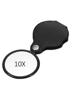 KingMas KINGMAS Mini 60x Microscope Magnifying with LED Light Pocket Jewelry Magnifier Jeweler Loupe with 10X Folding Pocket Magnifier  - Image 4