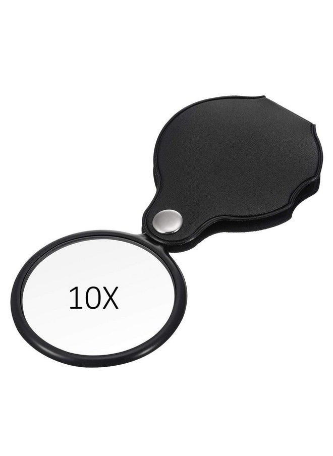 KingMas KINGMAS Mini 60x Microscope Magnifying with LED Light Pocket Jewelry Magnifier Jeweler Loupe with 10X Folding Pocket Magnifier  - Image 4