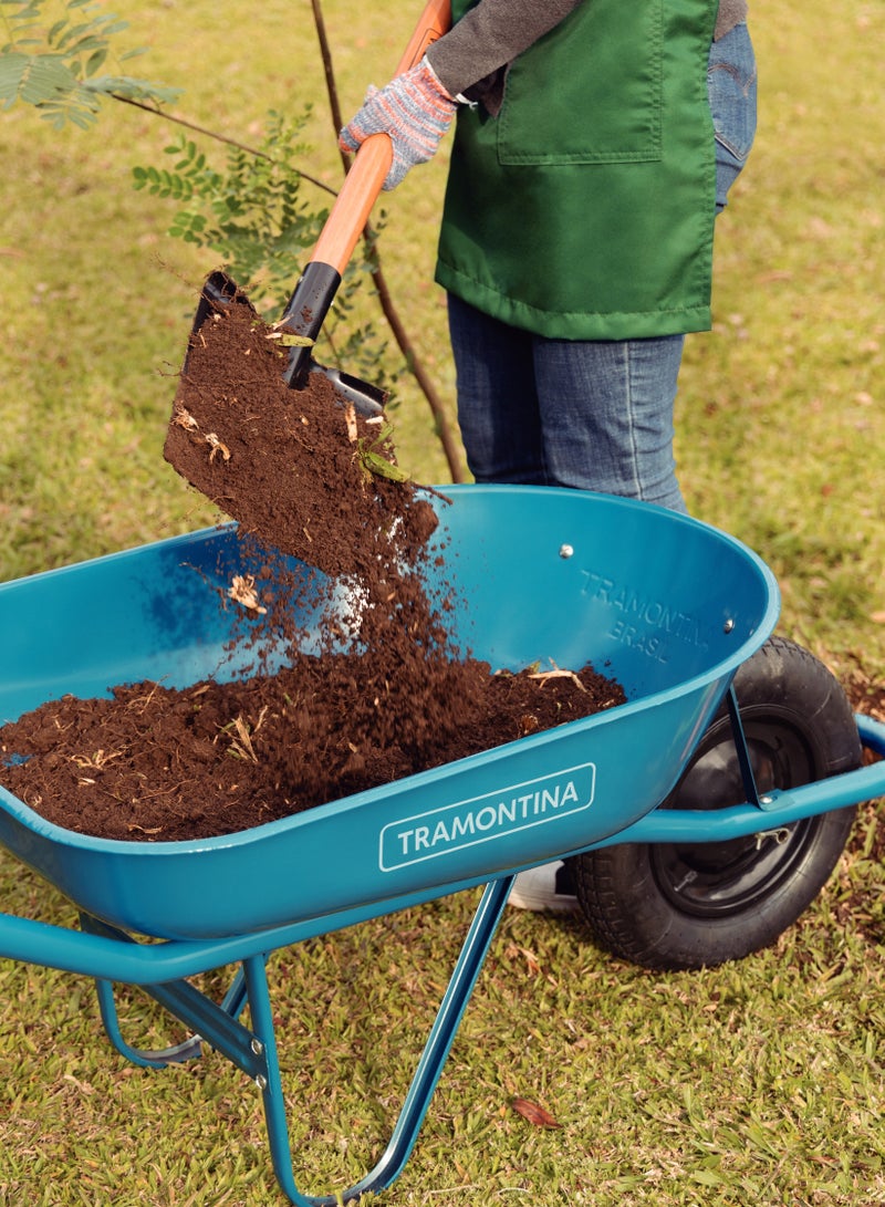 TRAMONTINA مجرفة مربعة بمقبض خشبي بطول 71 سم - Image 4