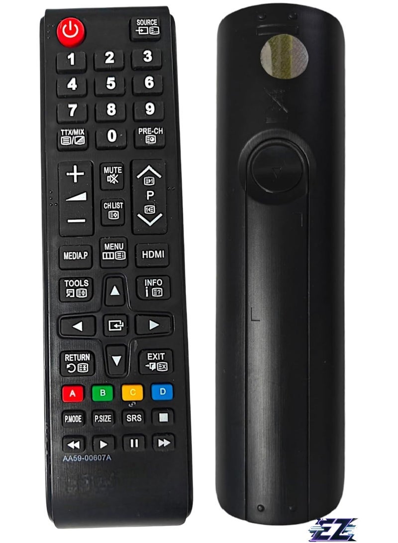 PopZa Compatible Remote Control for AA59-00607A LED LCD TV for Samsung LCD TV with battery - Image 2
