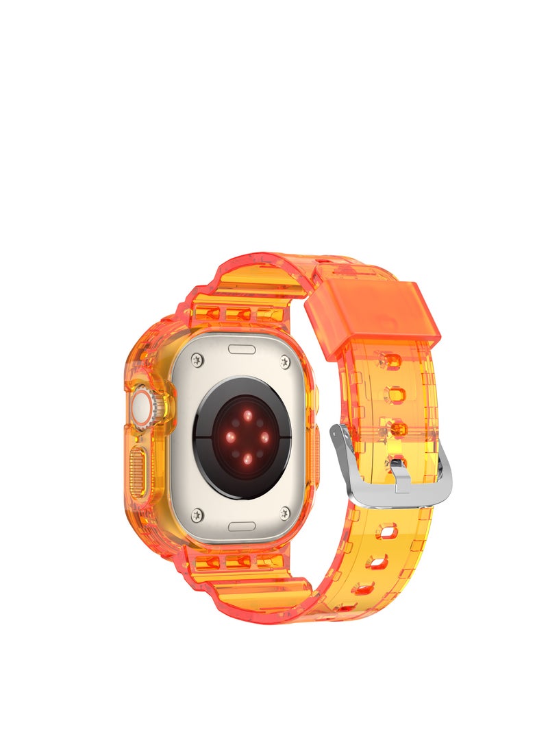 GULFLINK - Watch Band for Apple Watch 8 Ultra 49mm Orange - Image 1
