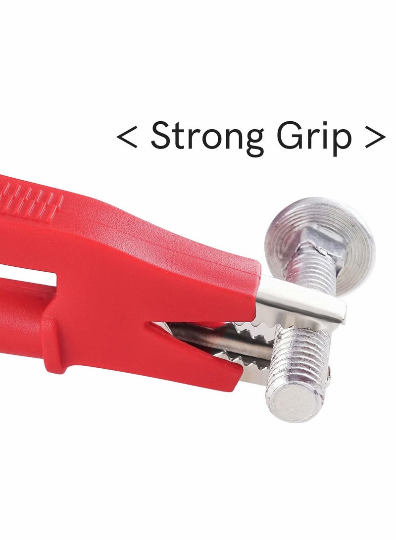SYOSI مشابك اختبار من نوع Alligator Clips، 5 قطع من كابلات سلك التمساح ثنائية الأطراف مع مشابك عازلة، كابل نحاسي مرن للاختبار الكهربائي، 1 متر  - Image 5