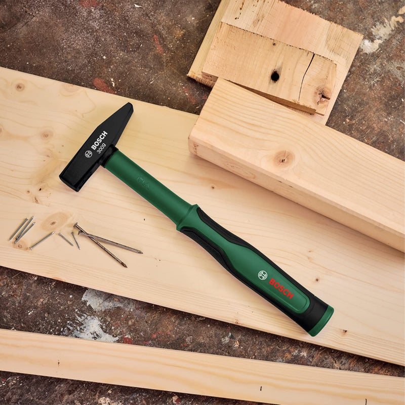 BOSCH 300g Locksmith/machinist Hammer | Balanced Weight for Precise Impact | Durable Steel Head & Impact-Resistant Handle | Ergonomic Non-Slip Grip | Ideal for Automotive & Light Construction - Image 3