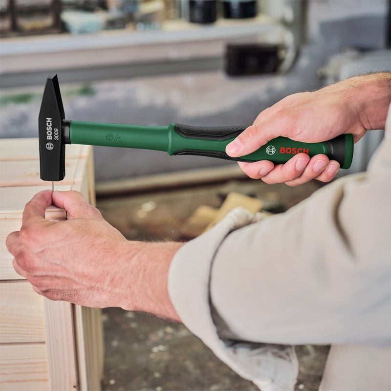 BOSCH 300g Locksmith/machinist Hammer | Balanced Weight for Precise Impact | Durable Steel Head & Impact-Resistant Handle | Ergonomic Non-Slip Grip | Ideal for Automotive & Light Construction - Image 2