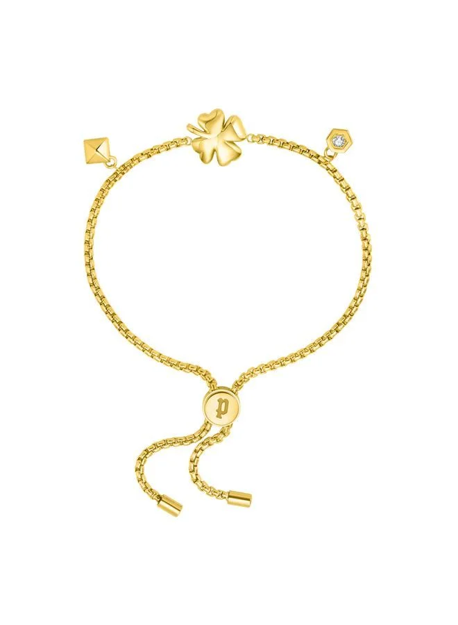 بوليس Twinkling Bracelet for Women Gold Plating with Clover