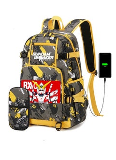 Junior High School Student Backpack  Primary School Student Large Capacity School Bag, Pencil Case Set 47*14*30cm