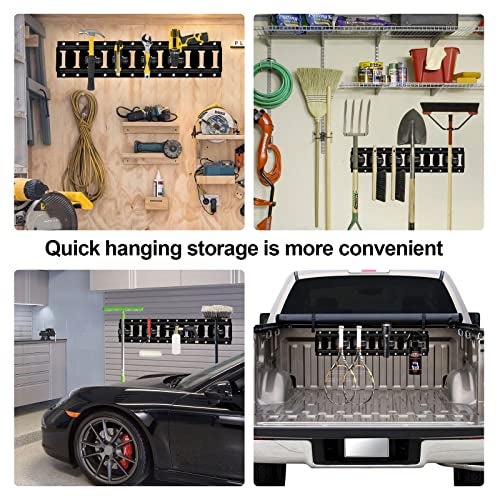 Onesnt 6 Pack E-Track Tool Holders |E Track Accessories for Enclosed Trailer to Keep Rakes,Shovels, Broom|e Track Tool Holder Hanger for Trailer Accessories| Tool Stabilizer for Etrack Accessories - Image 5