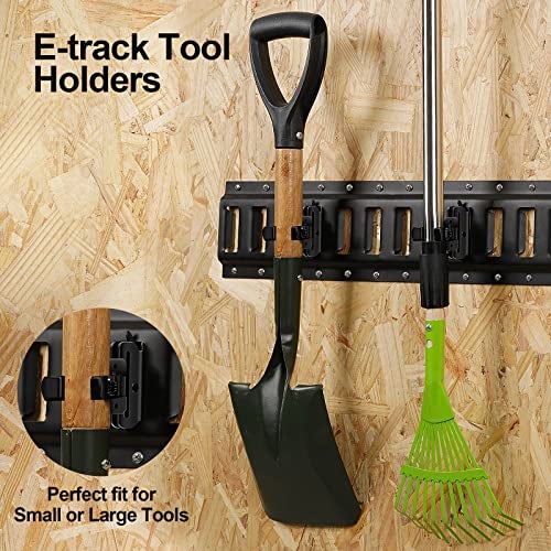 Onesnt 6 Pack E-Track Tool Holders |E Track Accessories for Enclosed Trailer to Keep Rakes,Shovels, Broom|e Track Tool Holder Hanger for Trailer Accessories| Tool Stabilizer for Etrack Accessories - Image 4