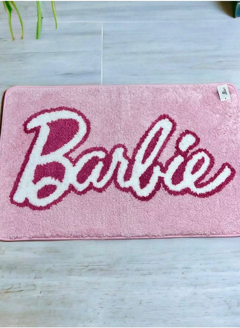 Generic FLOOR MAT BARBI CHARACTER MODERN FASHION NON SLIP  FLOOR RUG PERFECT FOR GIRLS BEDROOM  75CM x 50CM  - Image 2