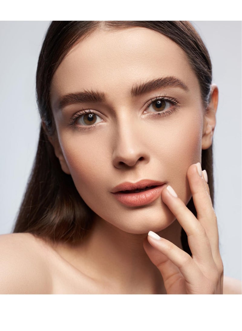 Excefore Air Cushion Eyebrow Cream, 2 Color Luxury Brow Powder, Eyebrow Shaping For Full Thick Arches, for Eye Makeup, Shaping and Defining Eyebrows, with Brush - Image 4