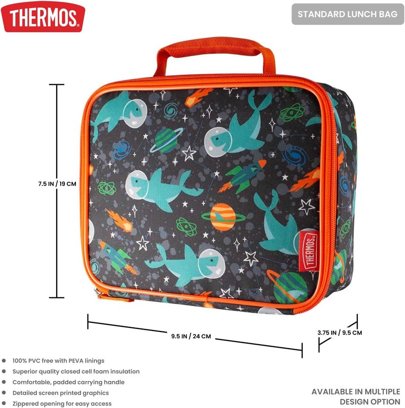 Thermos Standard Reusable Insulated Lunch Bag - Space Party - Image 4
