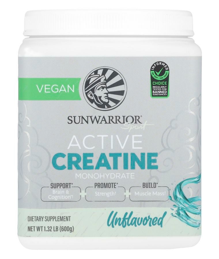 Sunwarrior Sport Active Creatine Monohydrate Unflavored 1.32 lb (600 g)