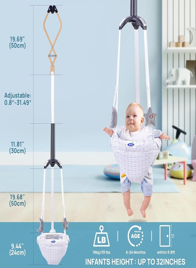 Ritmo Baby Door Jumper, Baby Exerciser with Door Clamp, Bounce Springs, Adjustable Length Baby Hanging Swing Jump Bouncer for Toddlers 6 Month to 2 Years - Image 5