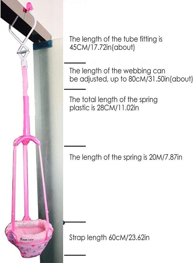 Ritmo Baby Door Jumper, Baby Exerciser with Door Clamp, Bounce Springs, Adjustable Length Baby Hanging Swing Jump Bouncer for Toddlers 6 Month to 2 Years - Image 2