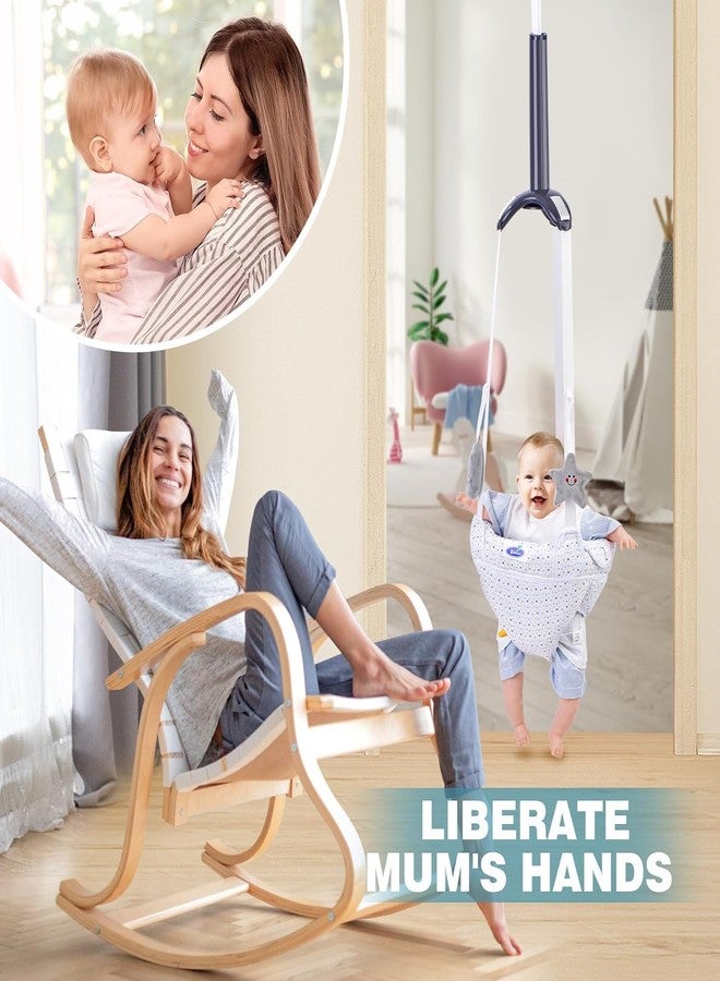 Ritmo Baby Door Jumper, Baby Exerciser with Door Clamp, Bounce Springs, Adjustable Length Baby Hanging Swing Jump Bouncer for Toddlers 6 Month to 2 Years - Image 3
