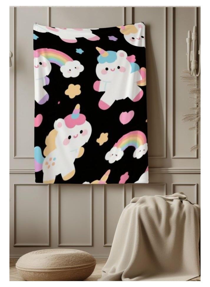 general Flannel thin blanket (warm and comfortable, suitable for sleep, gaming, dust removal and sandproof) 150cm*200cm - 1154 - Image 1