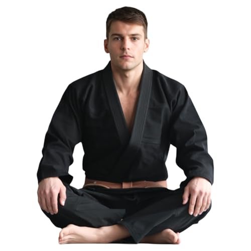 FLUORY بدلة FLUORY BJJ للرجال بدلة جيو جيتسو البرازيلية كيمونو زي BJJ - A1 - Image 5