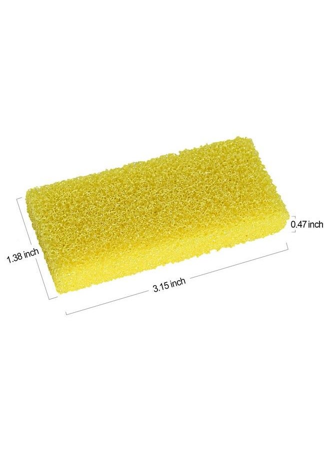 Salvmary - Disposable Foot Scrubber Sponge Pads Pedicure Pumice Stone For Feet Callus Remover Medium Coarse Yellow 40Pcs - Image 1