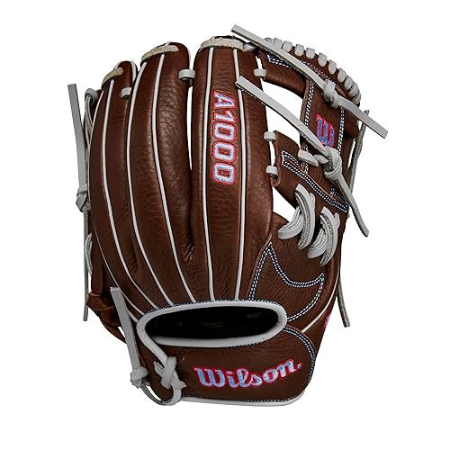 WILSON 2024 A1000 1787 11.75” Infield Baseball Glove - Brown/Red/Blue, Right Hand Throw - Image 2