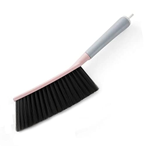 HEXONIQ® Duster for Cleaning Soft Cleaning Brush Counter Duster Hair Drafting Brush with Microfiber for Keyboard Home Hotel Bed Car Soft Clothes Blue Bed Brush Dusting Brush, Pink - Image 1