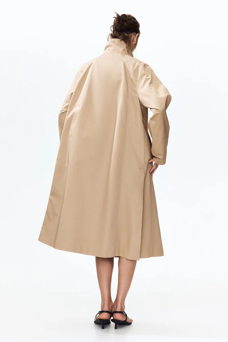 H&M  Funnel-collar trench coat for Women | Best Price UAE