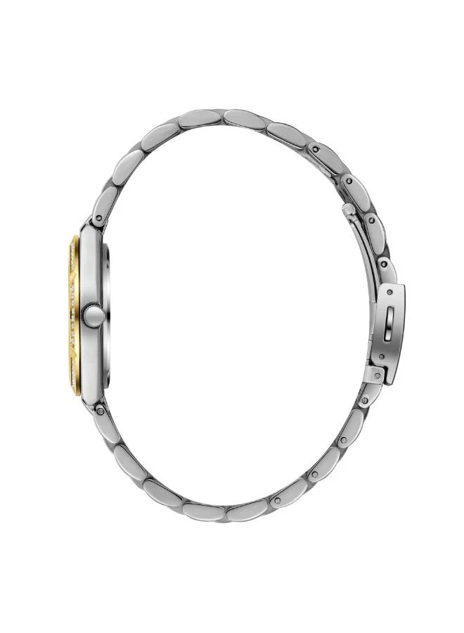 لي كوبر Women's Analog Display Watch With Silver/Gold Metal Strap - LC08132.220