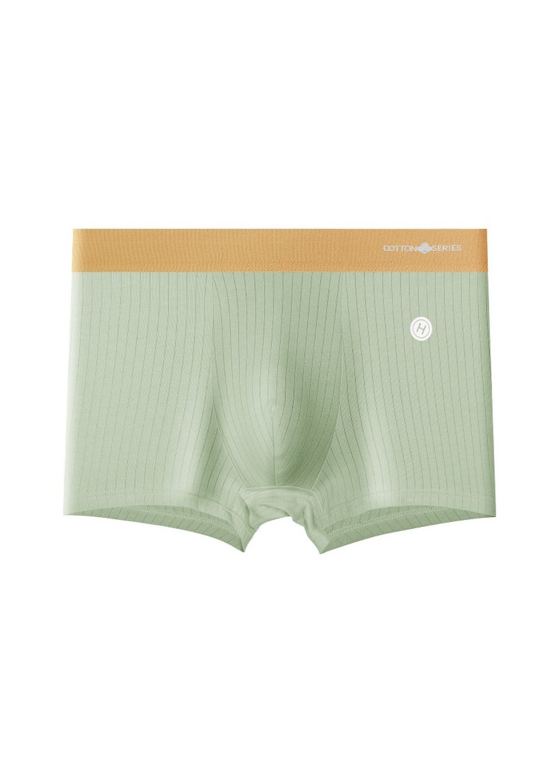 Boxed Men's Solid Color Breathable Four Corner Underwear Of 4 Pieces  - Image 2