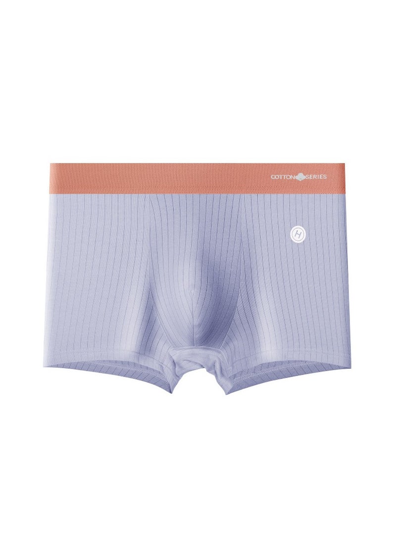 Boxed Men's Solid Color Breathable Four Corner Underwear Of 4 Pieces  - Image 5