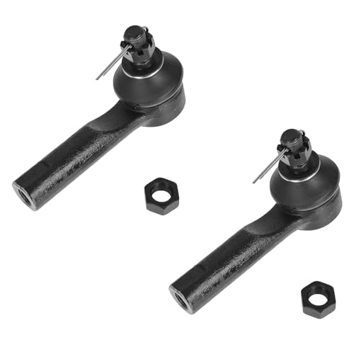 TRQ Front Outer Tie Rod Set 2 Piece Compatible with 199598 Nissan 200SX 8994 240SX 9601 Altima 8790 Pulsar NX 8606 Sentra 8688 Stanza - Image 1