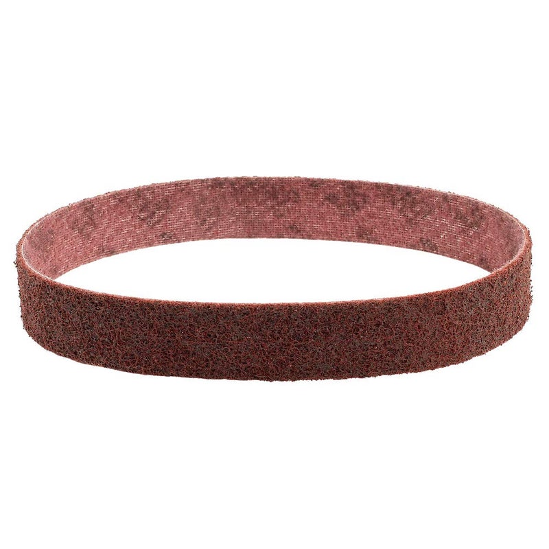 CS Unitec | 38532 | Pipe-MAX Abrasive Surface Conditioning Fleece Belts for Pipe, Curved Surfaces, & Handrails. Medium/180 Grit, 30.7" Long x 1.5" Wide (Pack of 4) - Made in Germany - Image 1