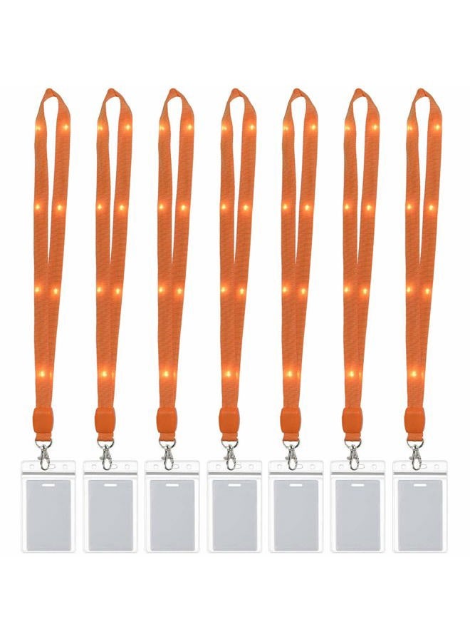 AMNQUERXUS LED Light Up Flashing Cruise Lanyards Keychain Key Holder Neck Straps Necklace - Image 1