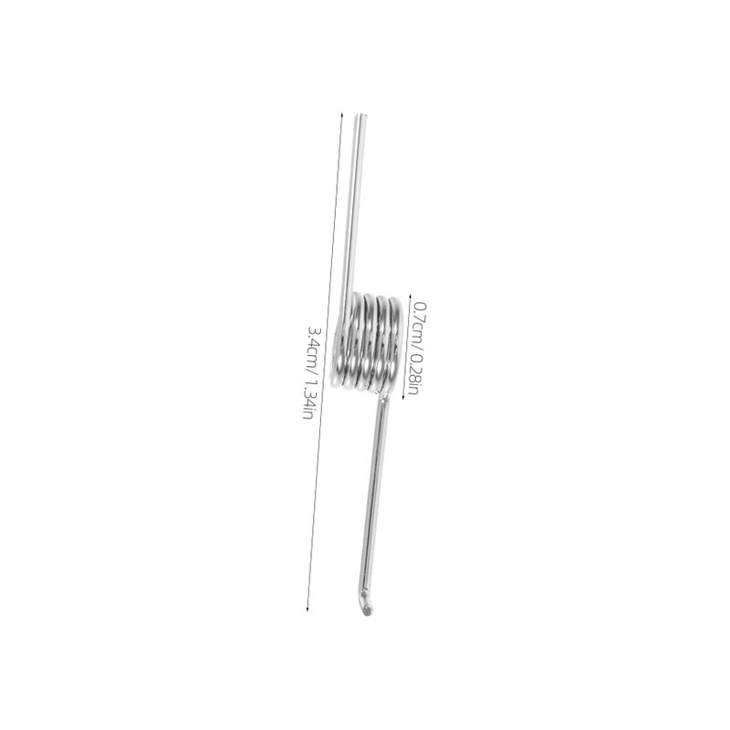 10Pcs Torsional Spring Replacement For Trash Can Lid Waste Basket Repair Accessory - Image 3