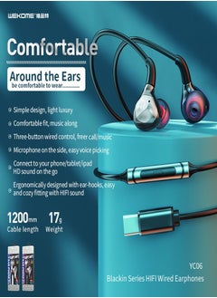 WEKOME WEKOME YC06 Wired Earphone HIFI sound for all mobile type-c  - Image 4