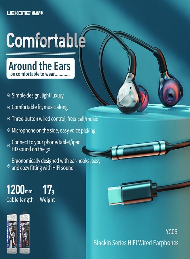 ويكومي WEKOME YC06 سماعة أذن سلكية HIFI صوت لجميع أنواع الهواتف المحمولة - Image 4