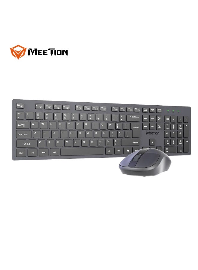 Meetion Silent Wireless Keyboard Mouse Combo CW216 Whisper Silent Typing 2.4GHz Wireless Connectivity Power-efficient wireless technology - Image 1