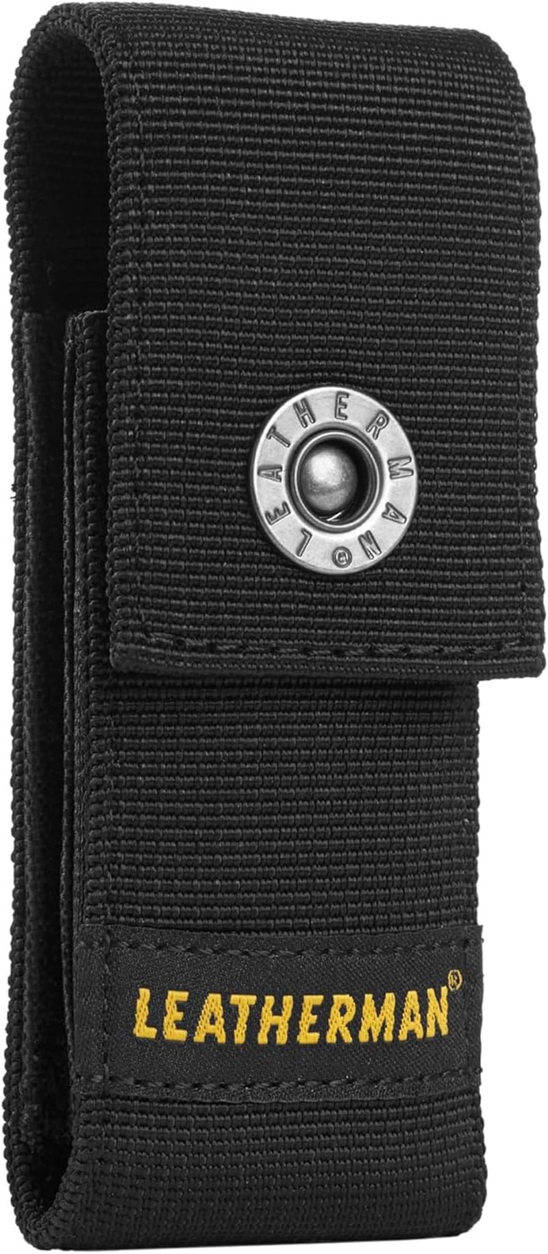 LEATHERMAN LEATHERMAN, Premium Nylon Snap Sheath, Fits 3.25” to 4.5” Multi-Tools, Black, Large  - Image 1